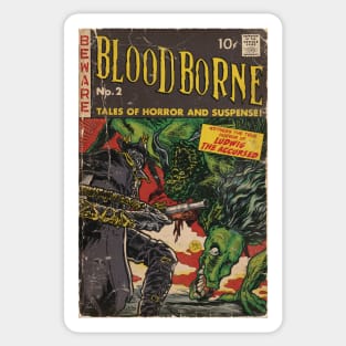 Bloodborne - comic cover fan art Sticker